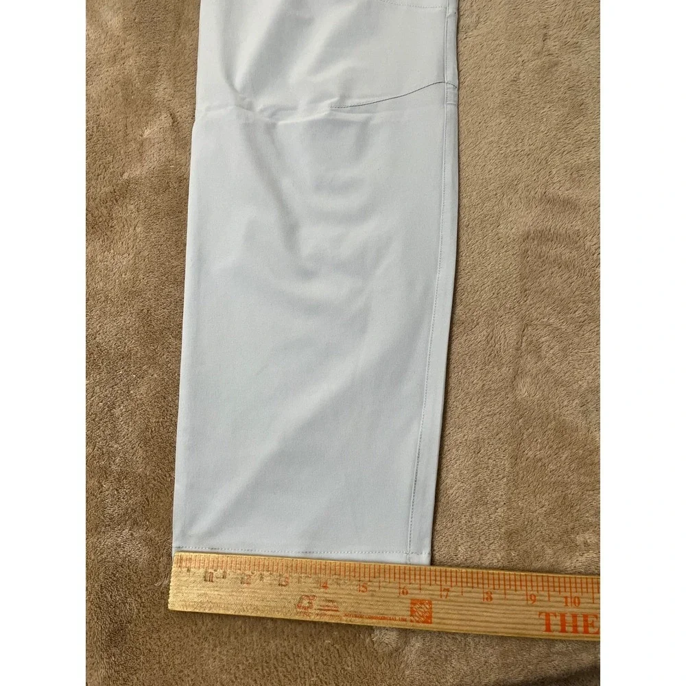 Fabletics Only Pant Men's 35x34 Light Blue Performance Golf Chino Stretch NEW